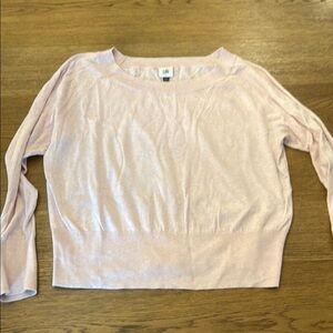 CAbi Soft Pink Crew Neck Top